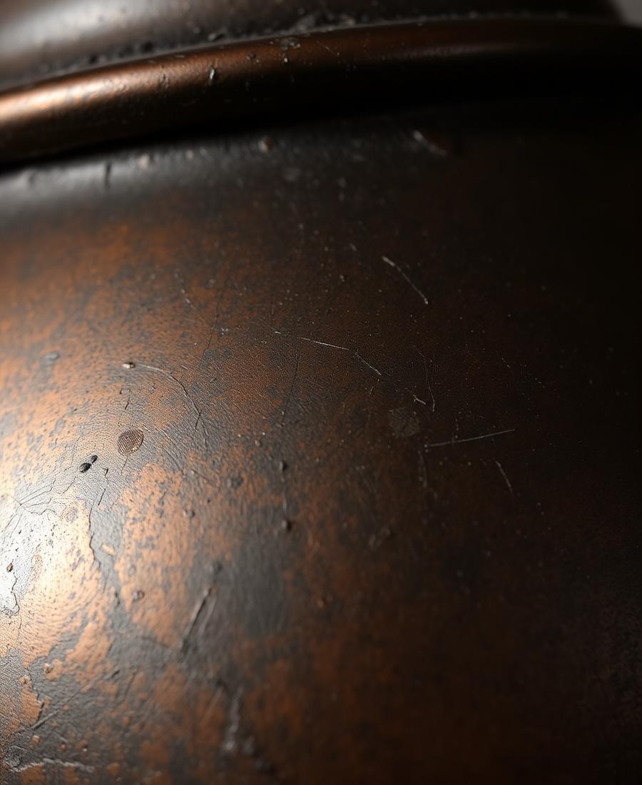 Bronze — Hand-patinated, brushed